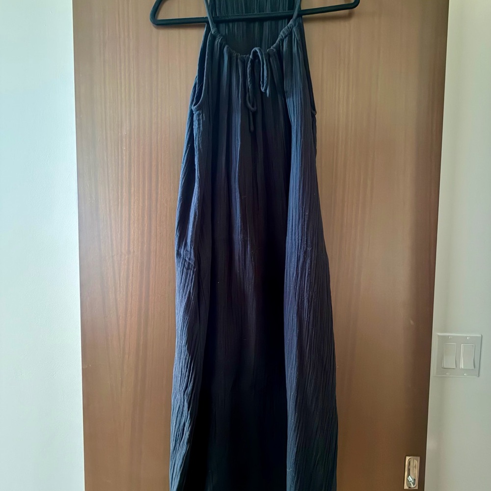 dylan Black Halter Maxi Dress